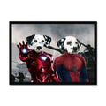Iron Paw & Spider Paw: Custom Pet Portrait