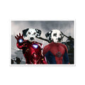 Armoured And Web Heroes: Custom Pet Poster