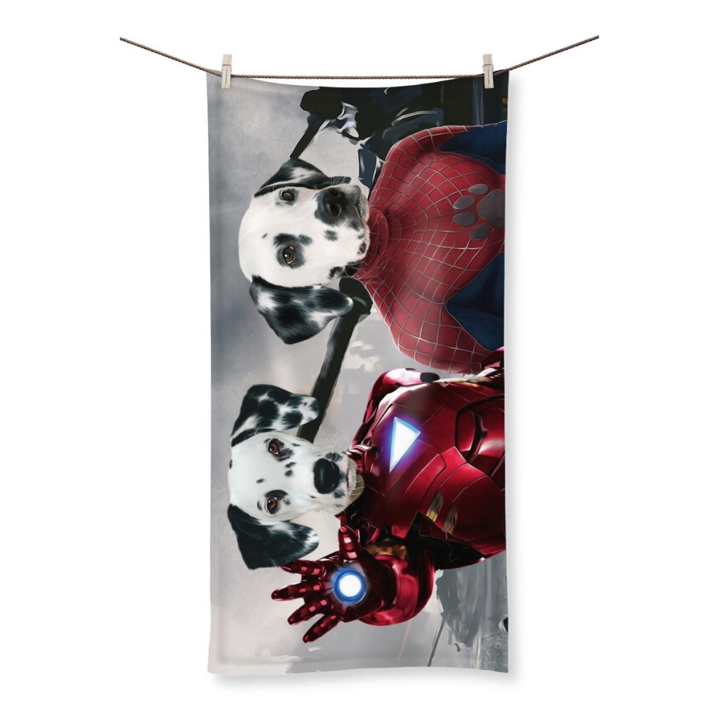 Pet Portraits | Iron Paw & Spider Paw: Custom Pet Towel | Paw & Glory