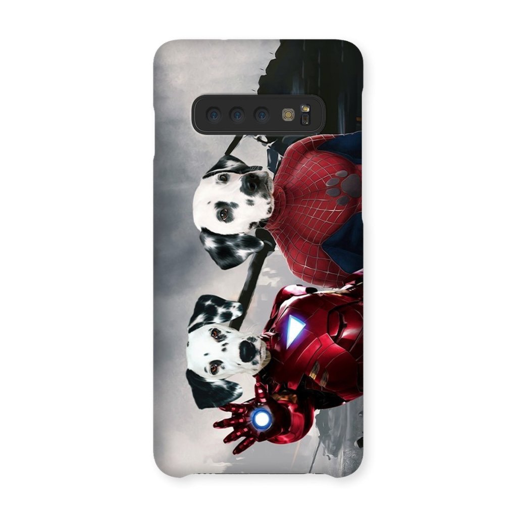Pet Portraits | Iron Paw & Spider Paw: Custom Phone Case | Paw & Glory