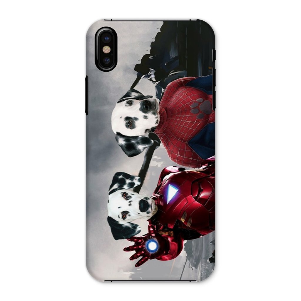 Pet Portraits | Iron Paw & Spider Paw: Custom Phone Case | Paw & Glory