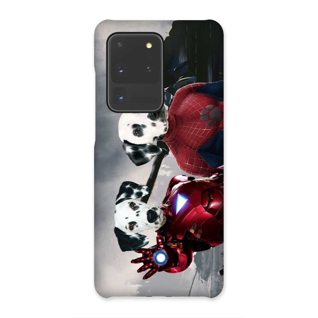 Pet Portraits | Iron Paw & Spider Paw: Custom Phone Case | Paw & Glory