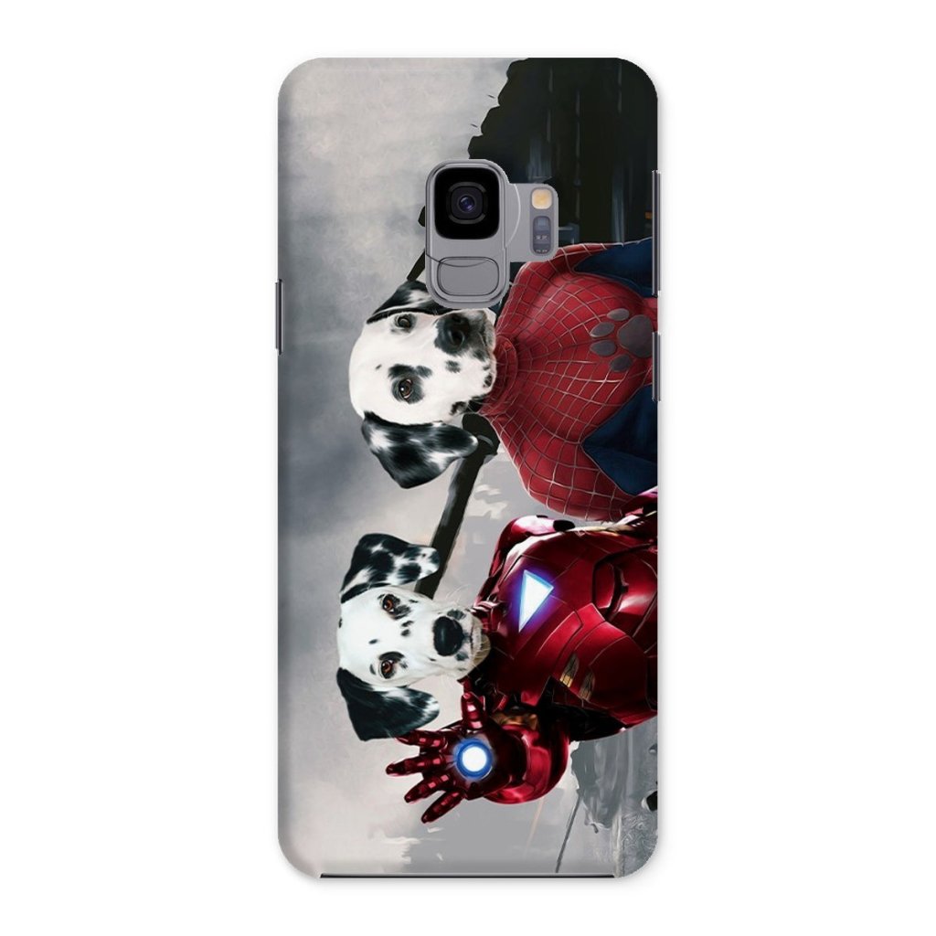 Pet Portraits | Iron Paw & Spider Paw: Custom Phone Case | Paw & Glory