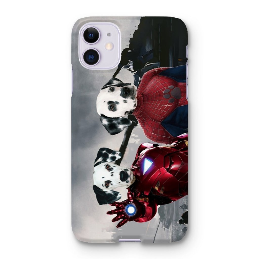 Pet Portraits | Iron Paw & Spider Paw: Custom Phone Case | Paw & Glory