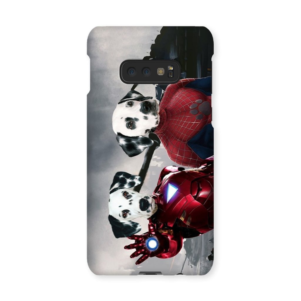 Pet Portraits | Iron Paw & Spider Paw: Custom Phone Case | Paw & Glory