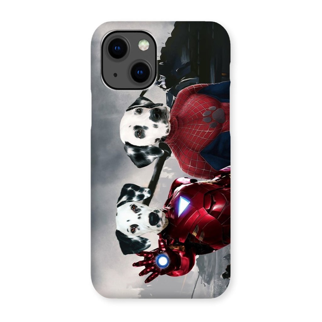 Pet Portraits | Iron Paw & Spider Paw: Custom Phone Case | Paw & Glory