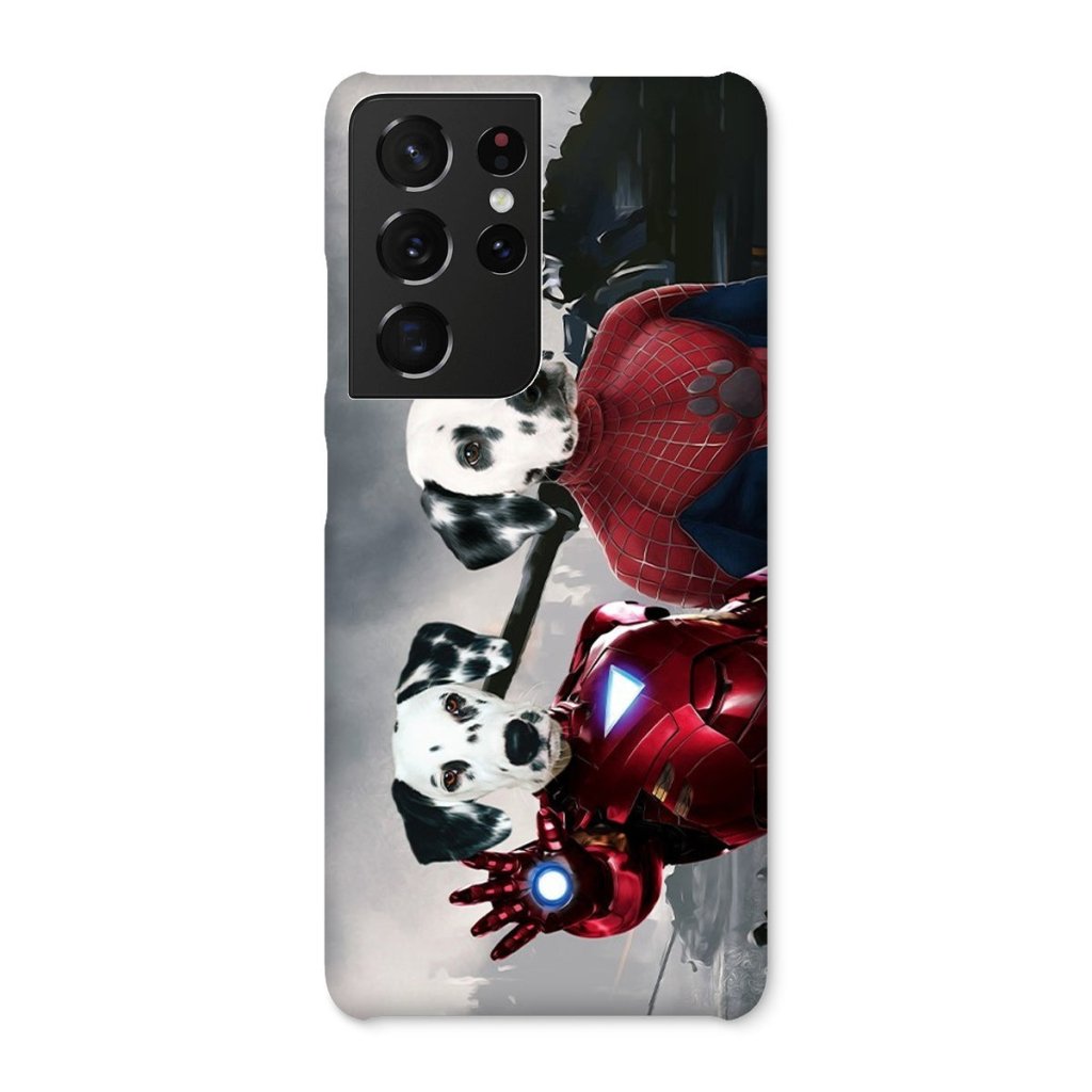 Pet Portraits | Iron Paw & Spider Paw: Custom Phone Case | Paw & Glory