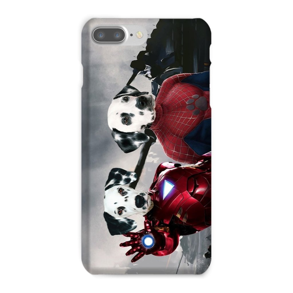 Pet Portraits | Iron Paw & Spider Paw: Custom Phone Case | Paw & Glory