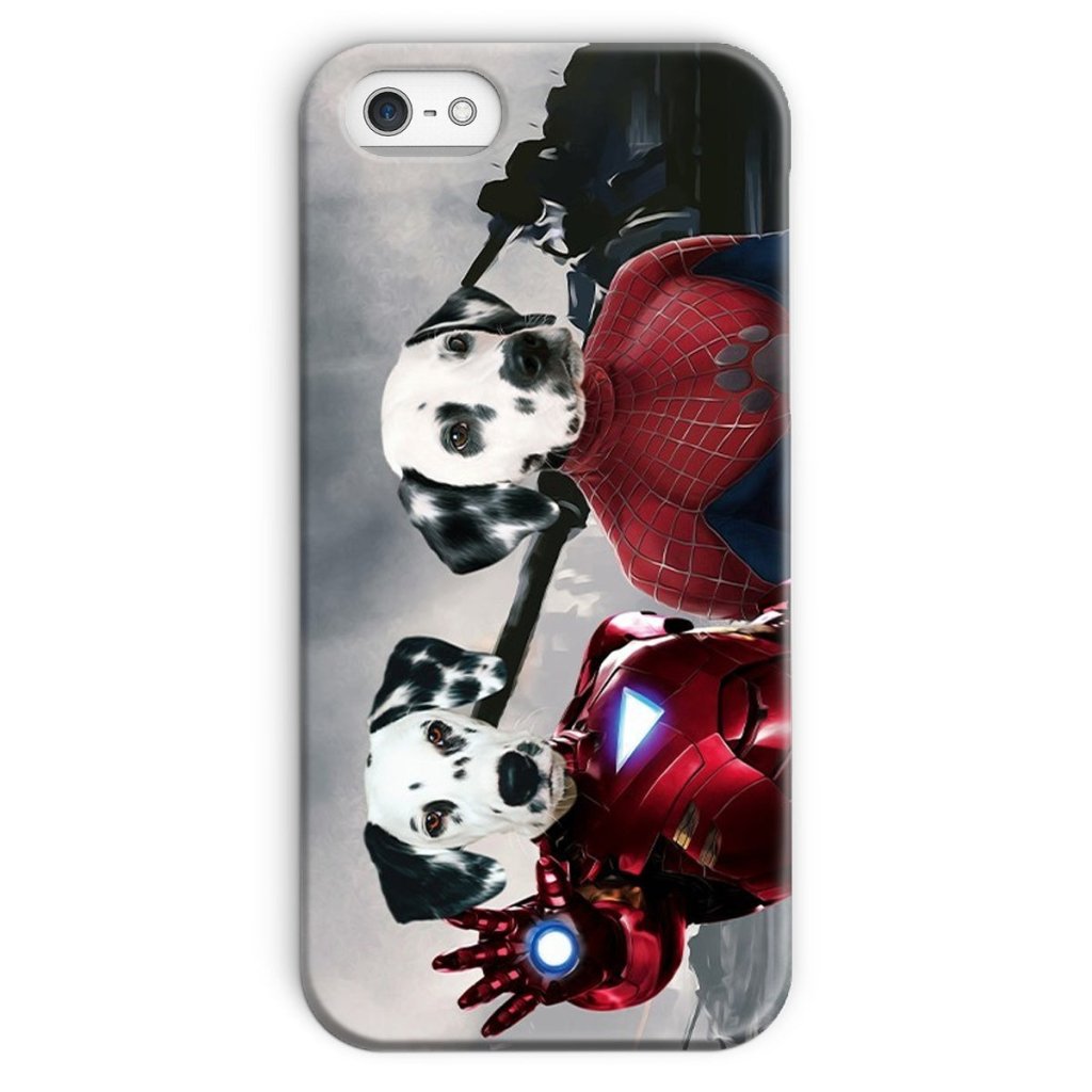 Pet Portraits | Iron Paw & Spider Paw: Custom Phone Case | Paw & Glory