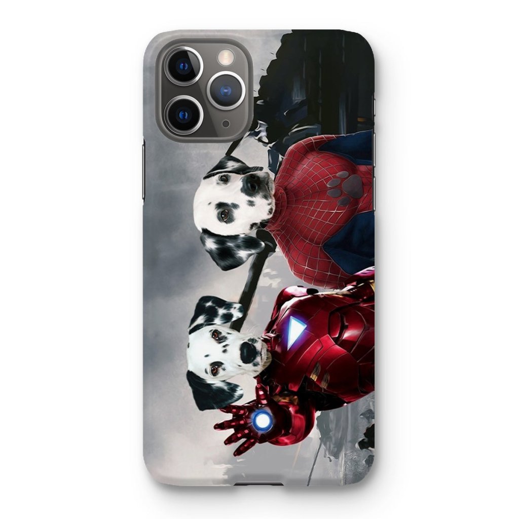 Pet Portraits | Iron Paw & Spider Paw: Custom Phone Case | Paw & Glory