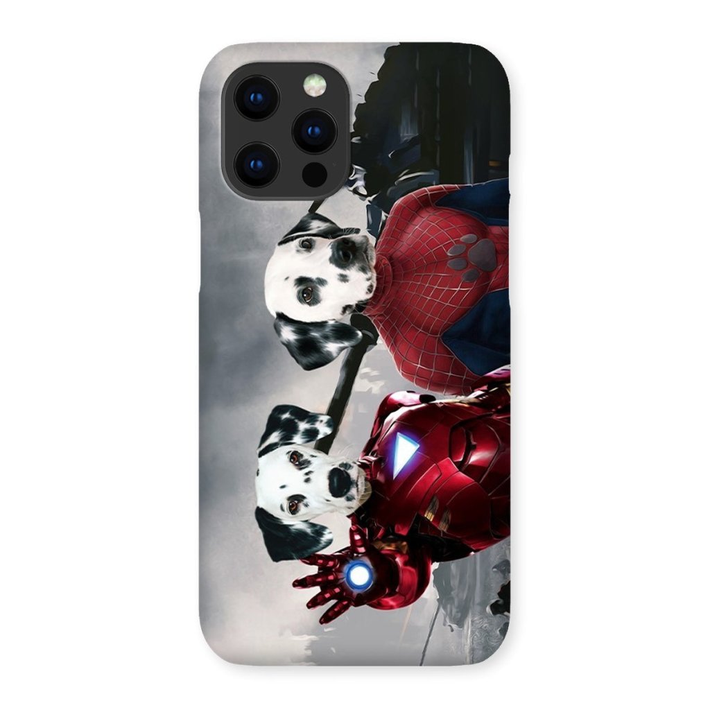 Pet Portraits | Iron Paw & Spider Paw: Custom Phone Case | Paw & Glory