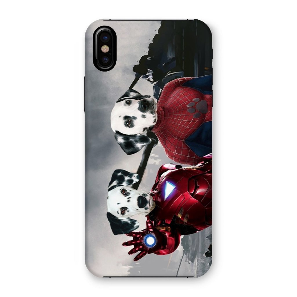 Pet Portraits | Iron Paw & Spider Paw: Custom Phone Case | Paw & Glory