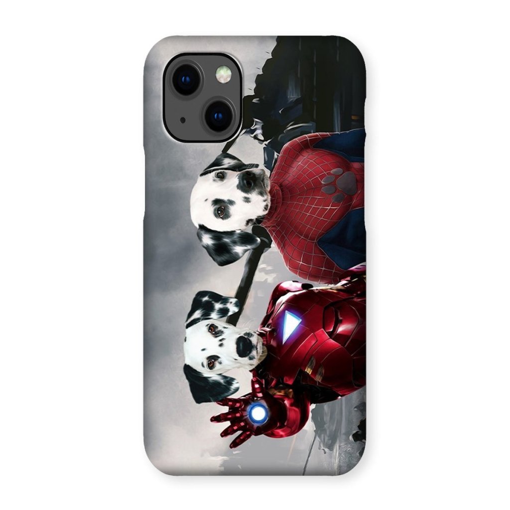 Pet Portraits | Iron Paw & Spider Paw: Custom Phone Case | Paw & Glory