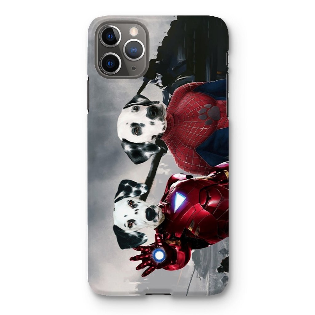 Pet Portraits | Iron Paw & Spider Paw: Custom Phone Case | Paw & Glory