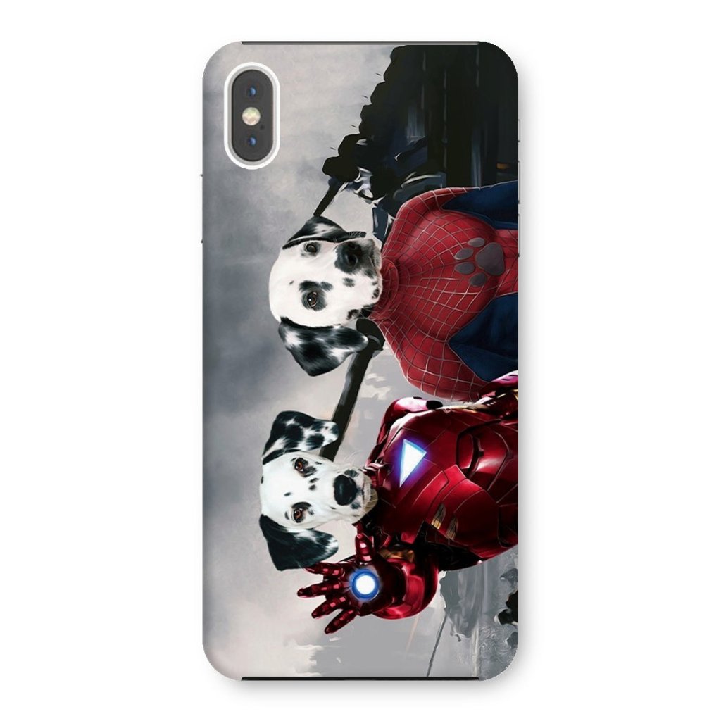 Pet Portraits | Iron Paw & Spider Paw: Custom Phone Case | Paw & Glory