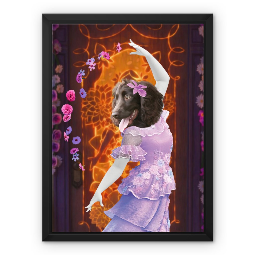 Pet Portraits | Isabela (Encanto Inspired): Custom Pet Canvas | Paw & Glory