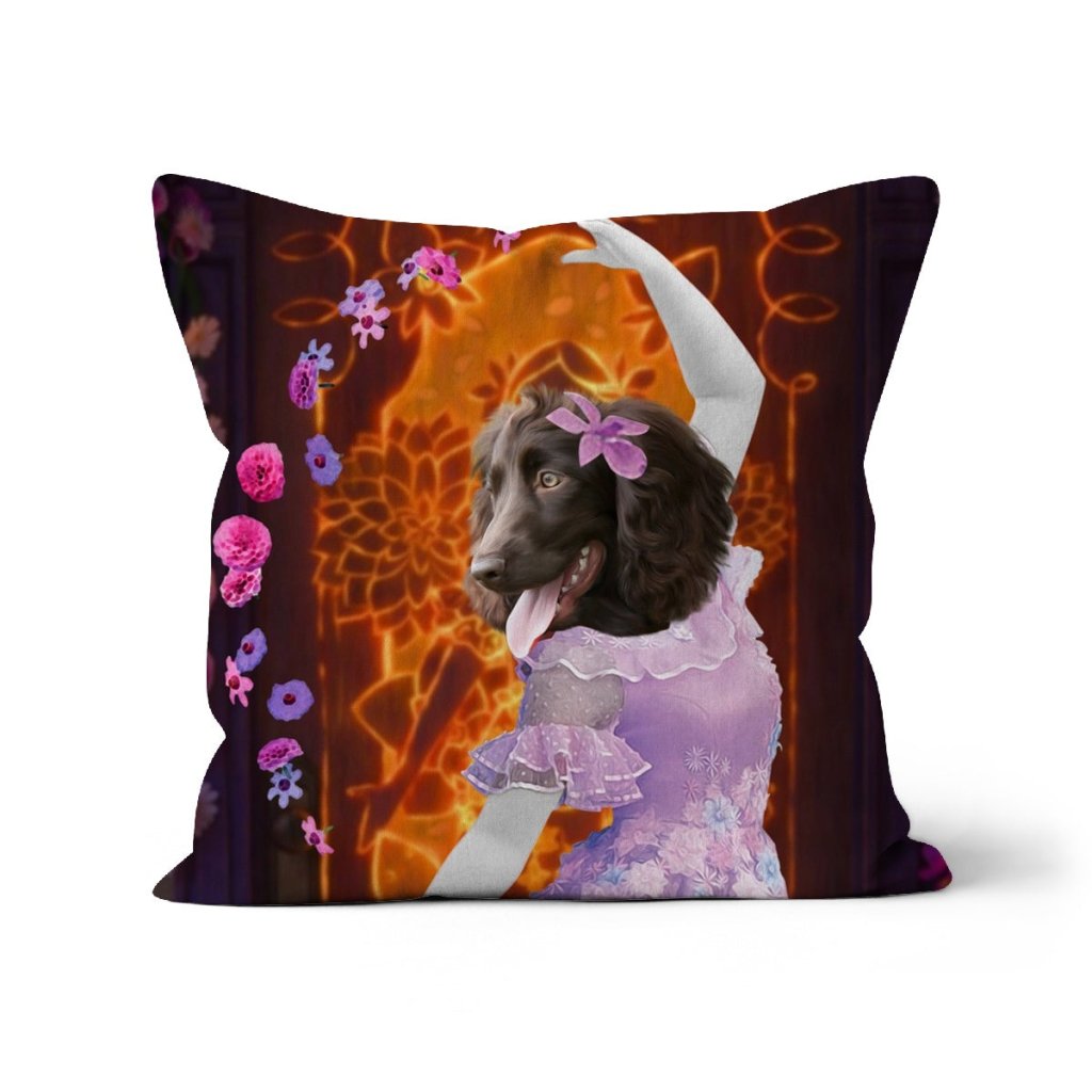 Pet Portraits | Isabela (Encanto Inspired): Custom Pet Pillow | Paw & Glory