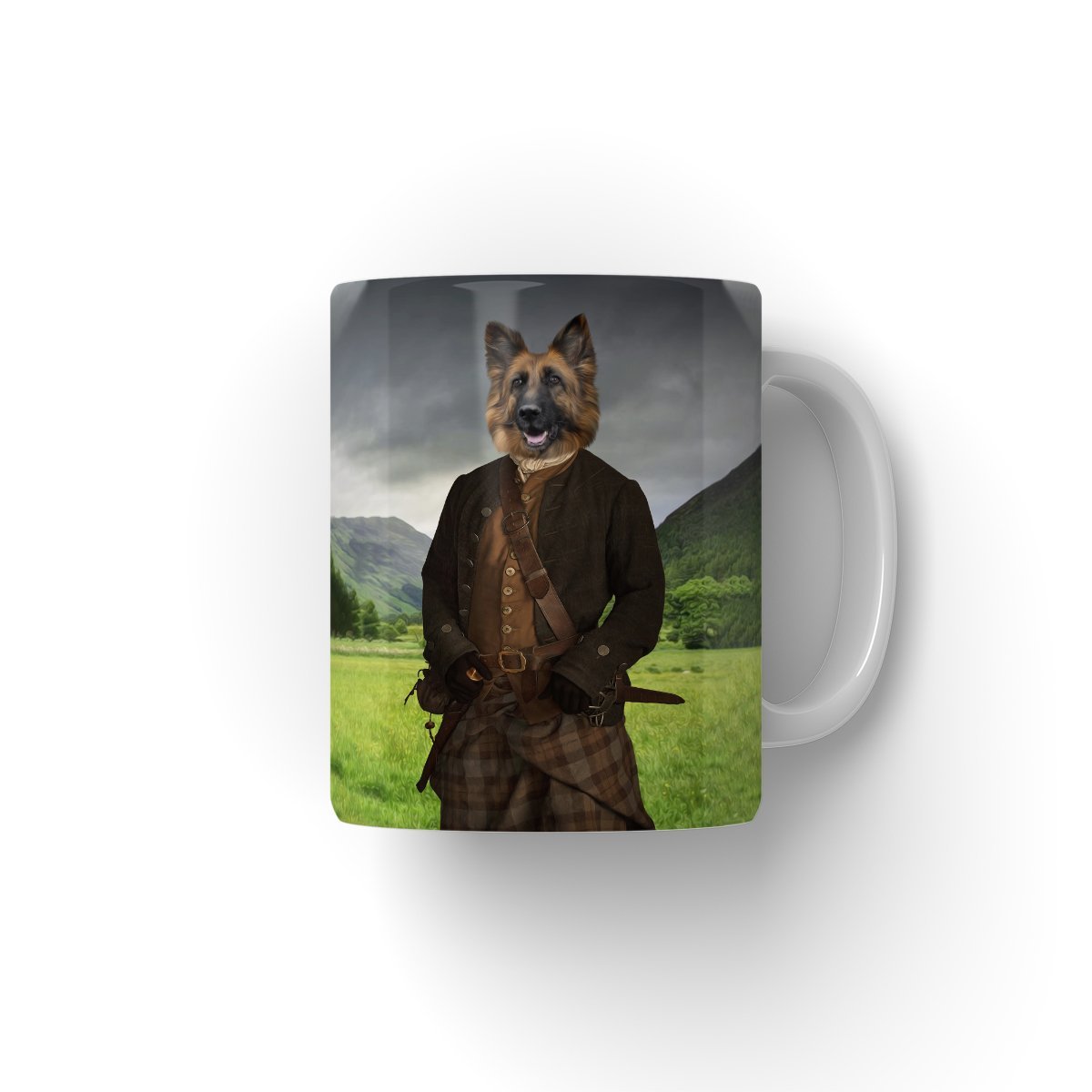 Pet Portraits | Jamie (Outlander Inspired): Custom Pet Coffee Mug | Paw & Glory