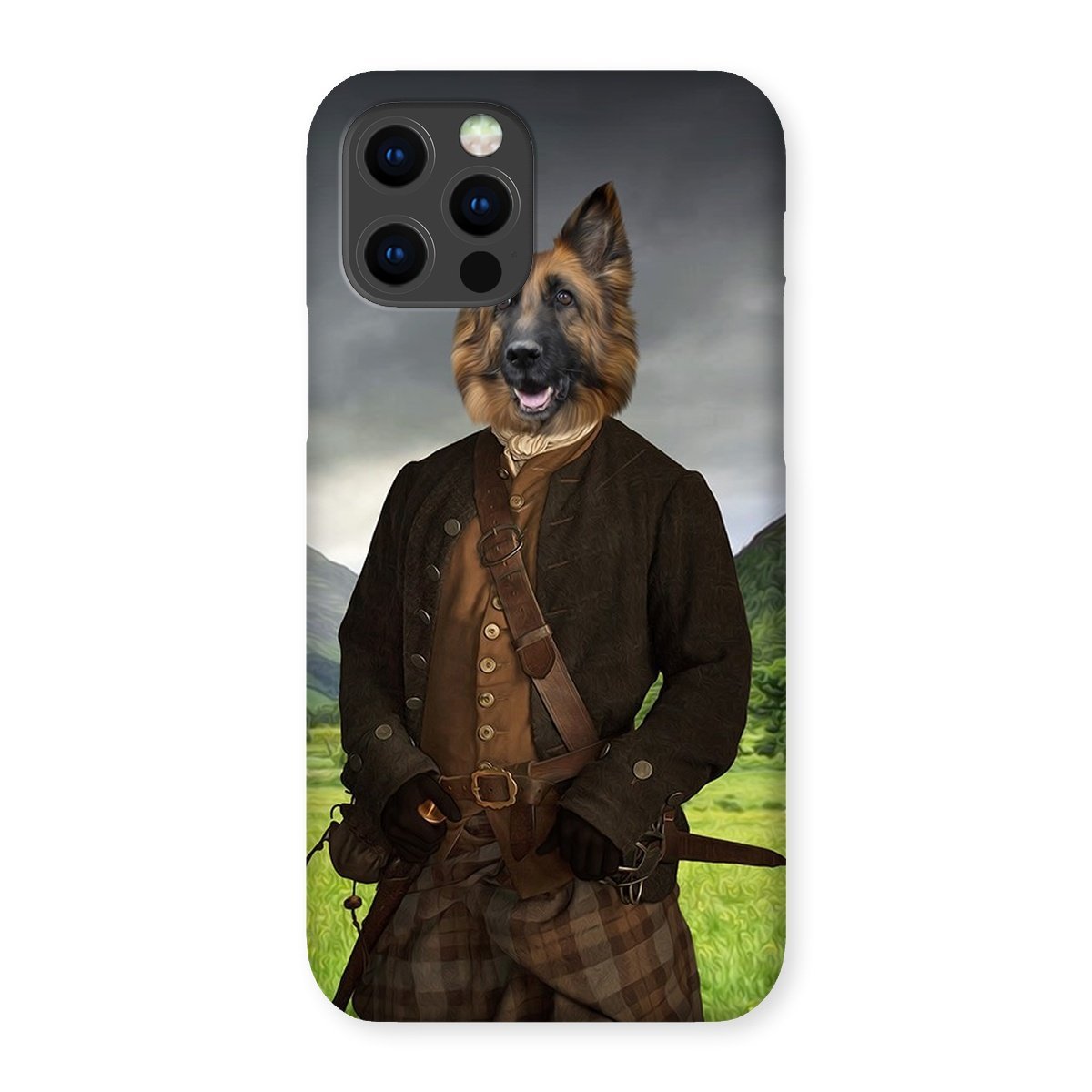 Pet Portraits | Jamie (Outlander Inspired): Custom Pet Phone Case | Paw & Glory
