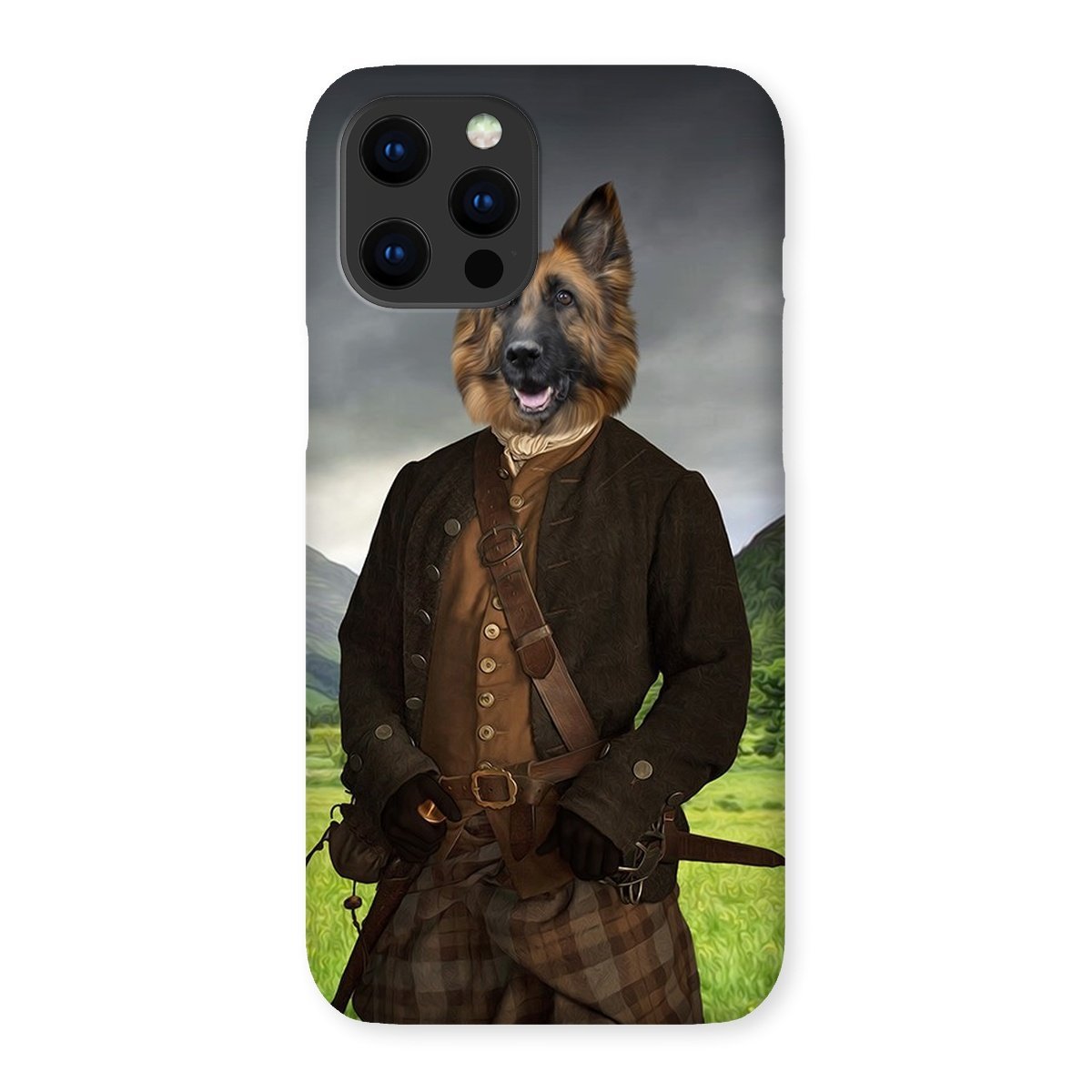 Pet Portraits | Jamie (Outlander Inspired): Custom Pet Phone Case | Paw & Glory