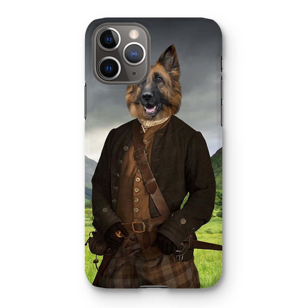 Jamie (Outlander Inspired): Custom Pet Phone Case - Paw & Glory - Dog Portraits - Pet Portraits