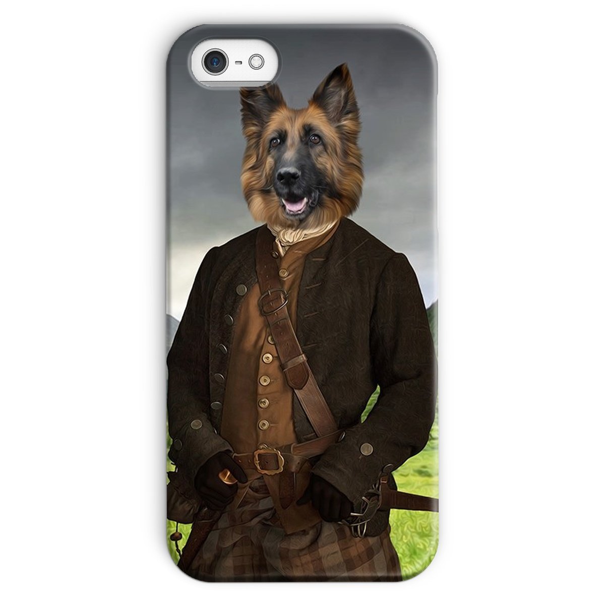 Pet Portraits | Jamie (Outlander Inspired): Custom Pet Phone Case | Paw & Glory