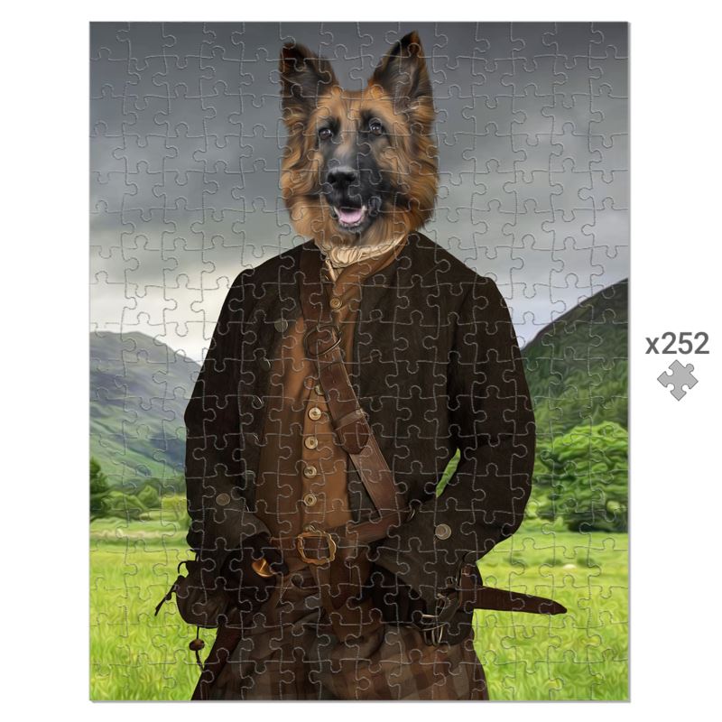 Highland Gentleman Custom Pet Puzzle | Pet Lover Gift | Paw & Glory