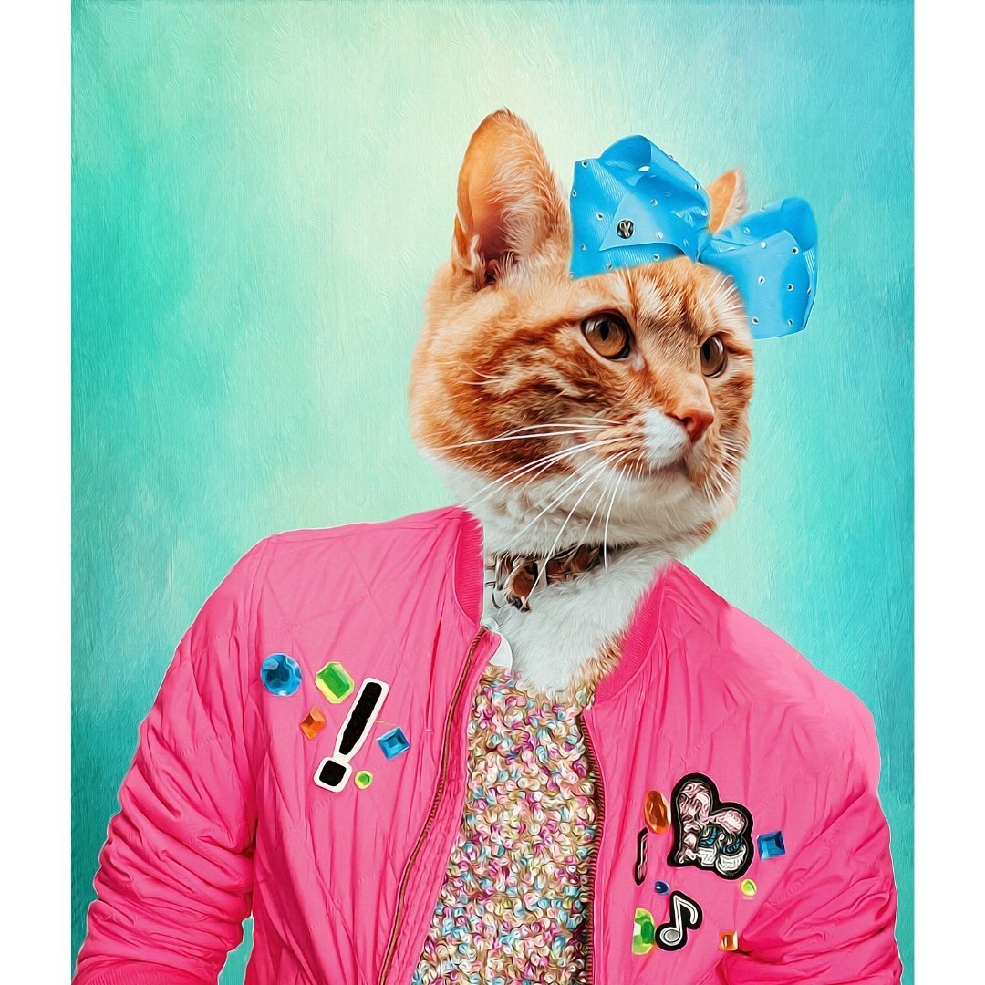 Pet Portraits | Jo Jo Paw-wa: Custom Digital Download Pet Portrait | Paw & Glory