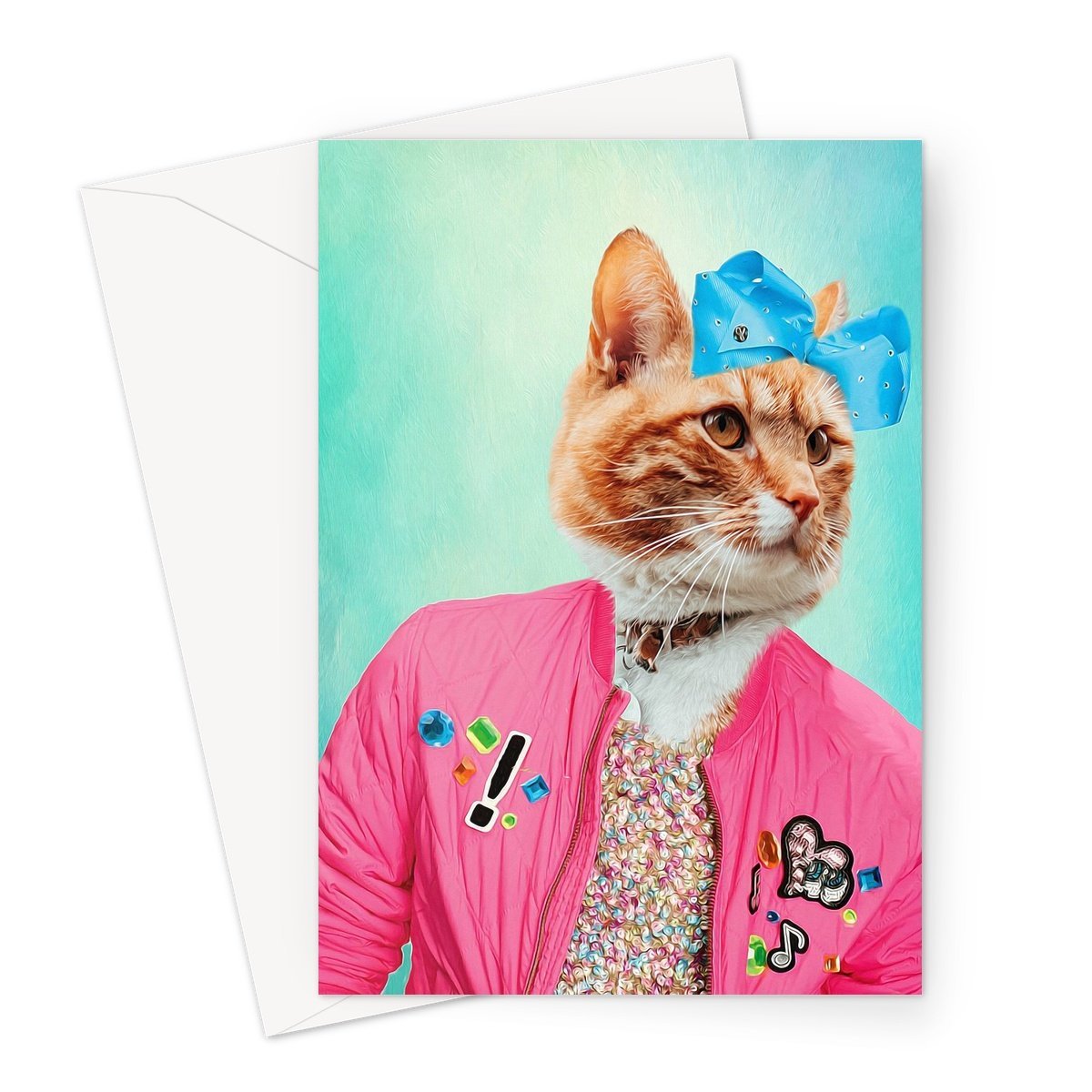 Pet Portraits | Jo Jo Paw-wa: Custom Pet Greeting Card | Paw & Glory