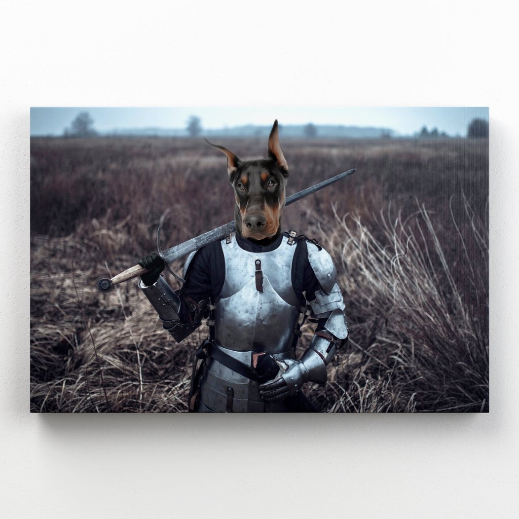 Pet Portraits | Joan Of Ark: Custom Pet Canvas | Paw & Glory
