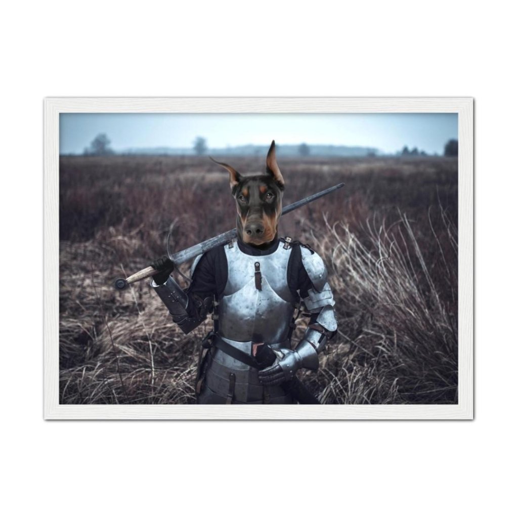 Pet Portraits | Joan Of Ark: Custom Pet Portrait | Paw & Glory