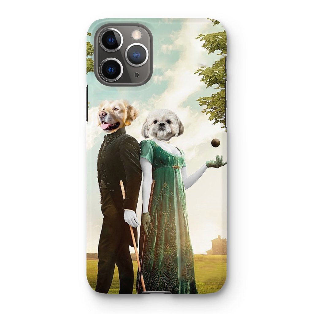 Regency Couple Custom Pet Phone Case | Custom Pet Artwork | Paw & Glory
