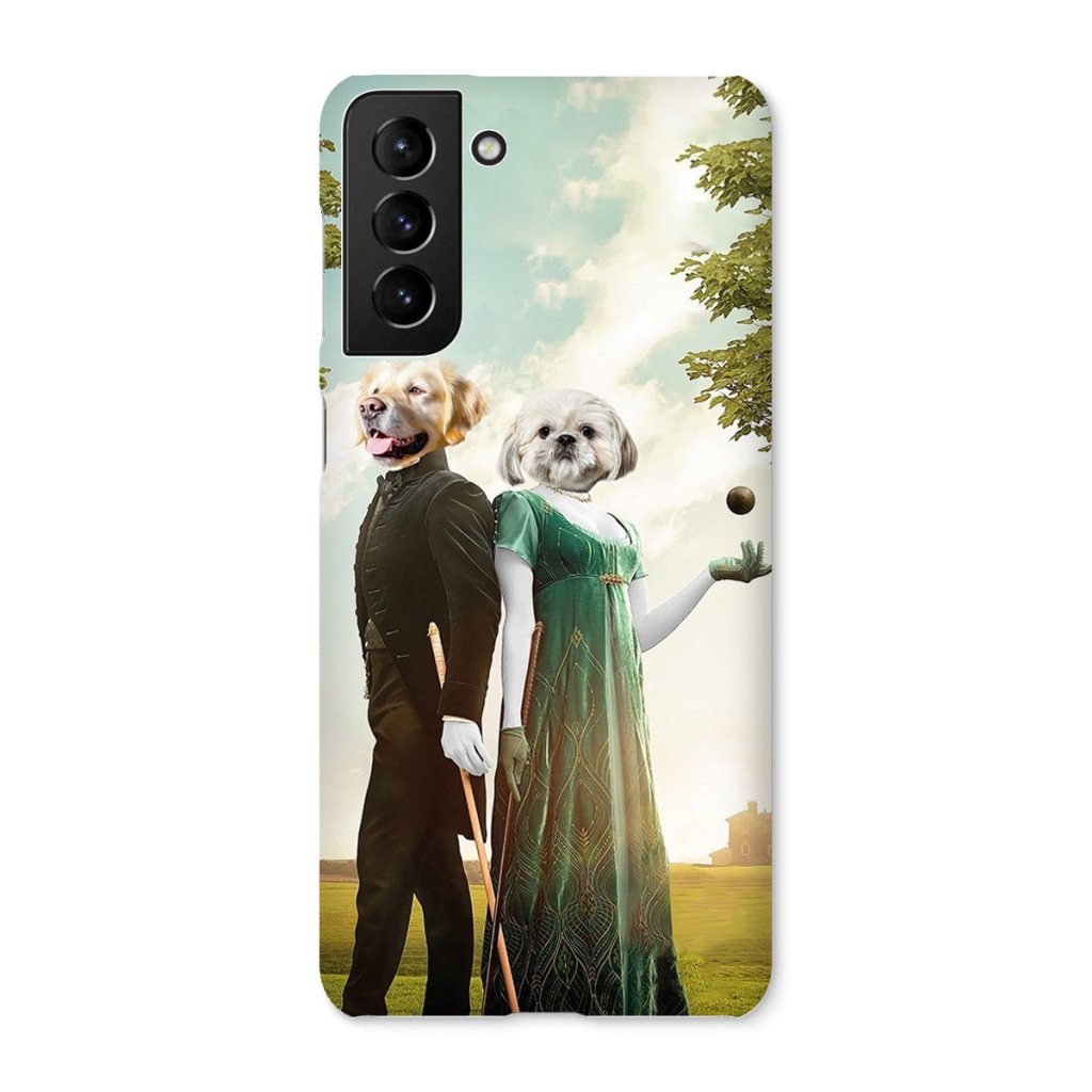 Regency Couple Custom Pet Phone Case | Custom Pet Artwork | Paw & Glory