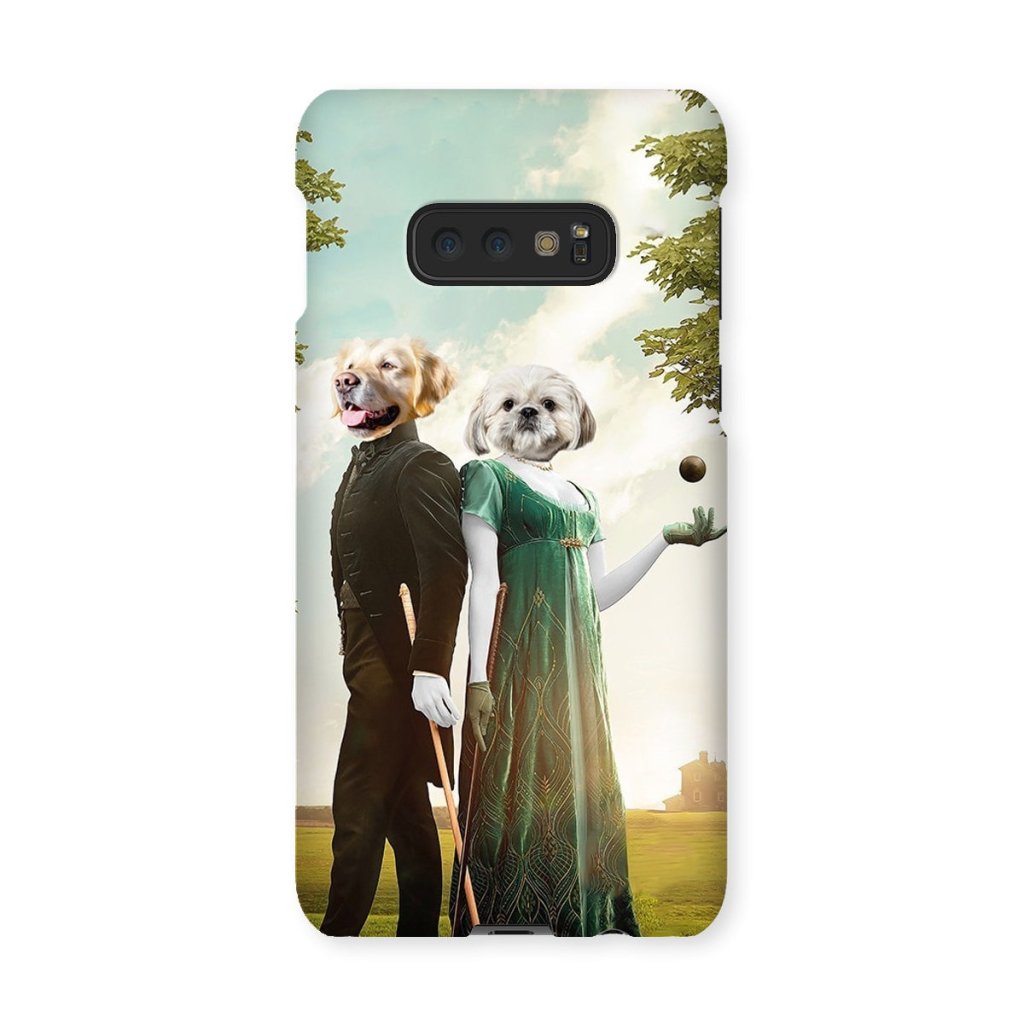 Regency Couple Custom Pet Phone Case | Custom Pet Artwork | Paw & Glory