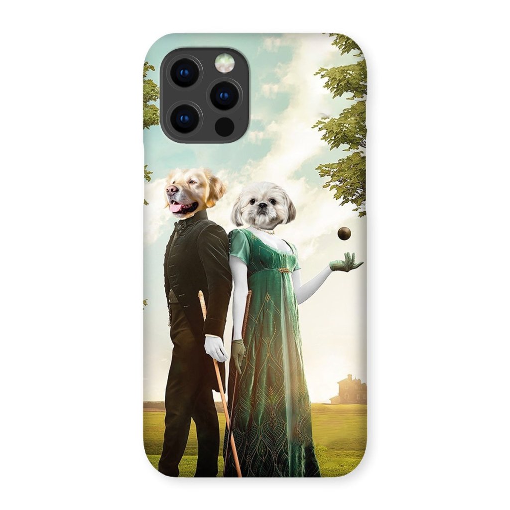 Regency Couple Custom Pet Phone Case | Custom Pet Artwork | Paw & Glory