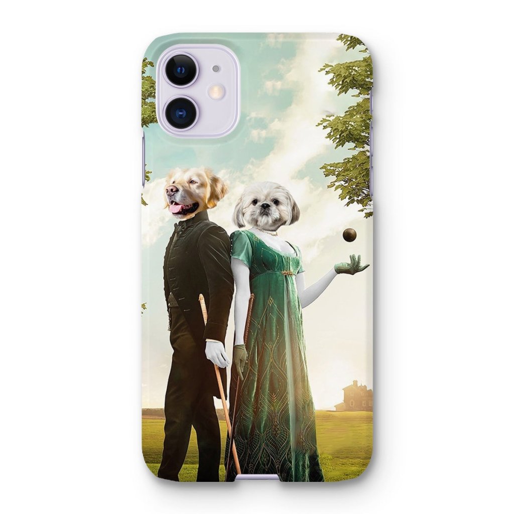 Regency Couple Custom Pet Phone Case | Custom Pet Artwork | Paw & Glory