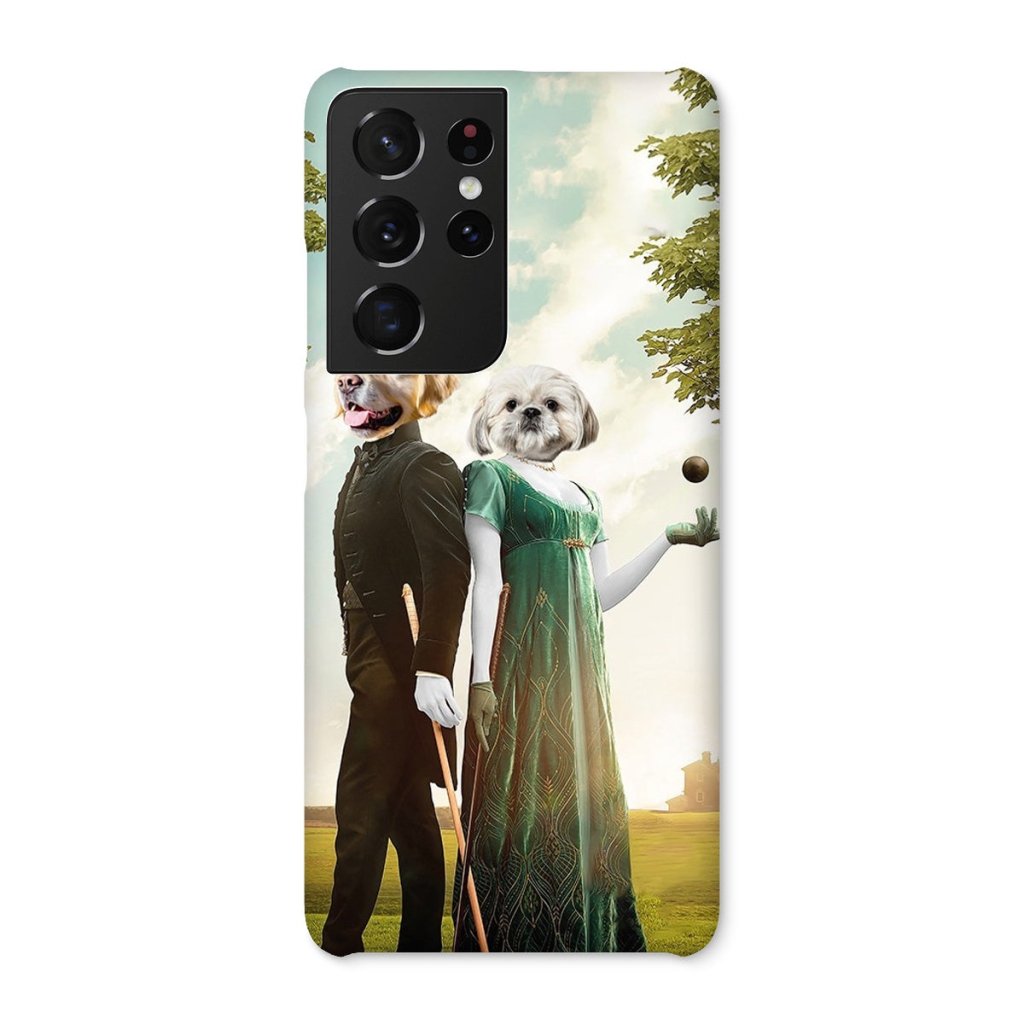 Regency Couple Custom Pet Phone Case | Custom Pet Artwork | Paw & Glory