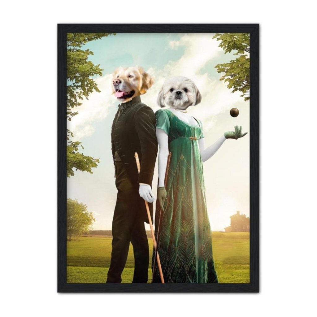 Regency Couple Custom Pet Portrait | Paw & Glory