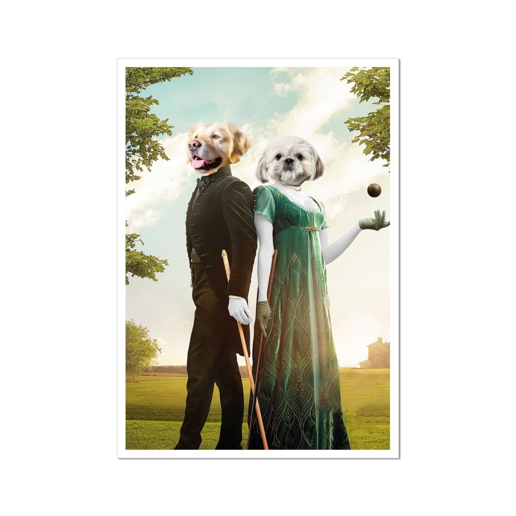 Regency Couple Custom Pet Portrait | Paw & Glory