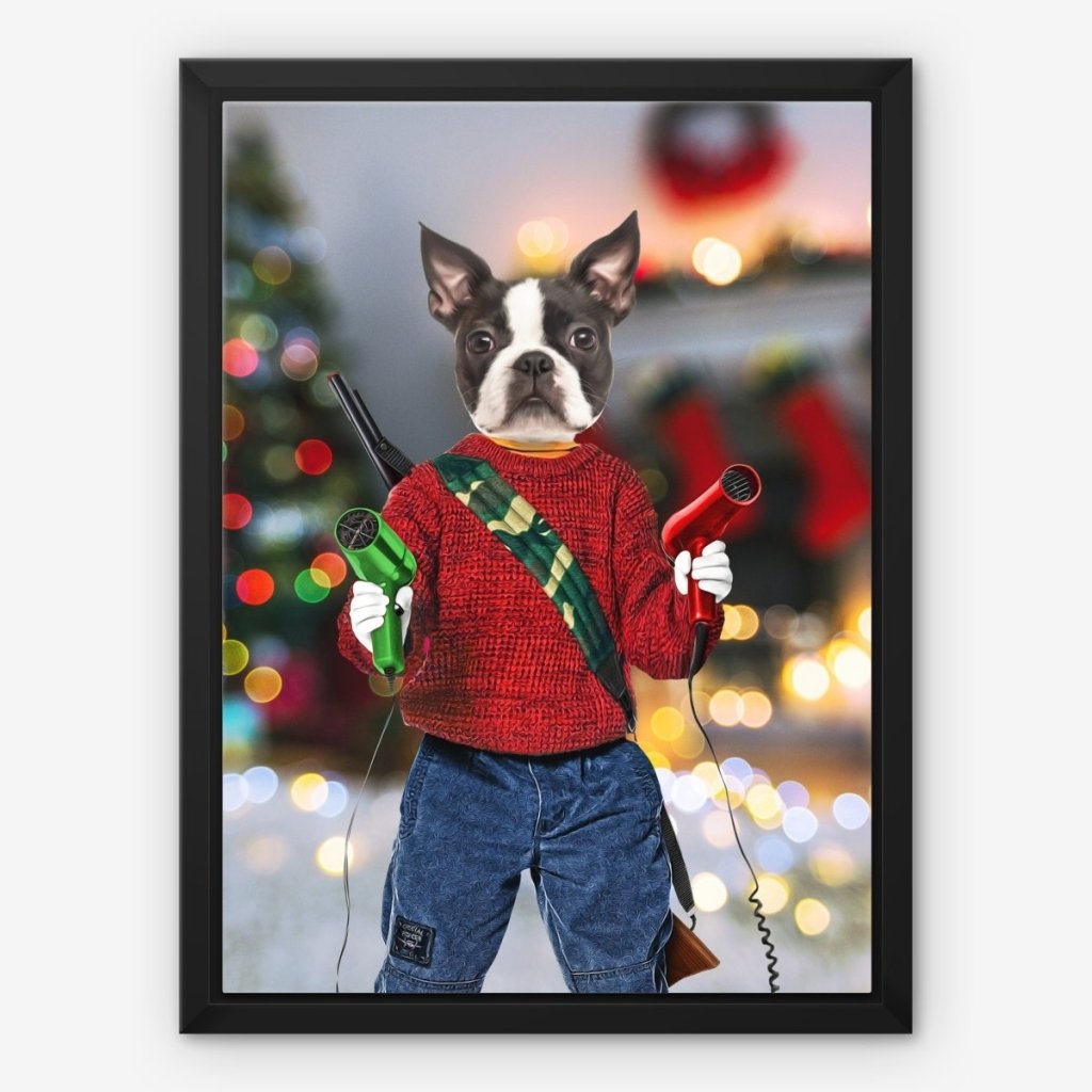 Pet Portraits | Kevinnn (Home Alone 1 Inspired): Custom Pet Canvas | Paw & Glory