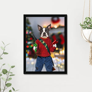 Kevinnn (Home Alone 1 Inspired): Custom Pet Portrait - Paw & Glory - Dog Portraits - Pet Portraits