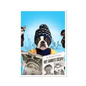 Kevinnn (Home Alone 2 Inspired): Custom Pet Portrait - Paw & Glory - Dog Portraits - Pet Portraits
