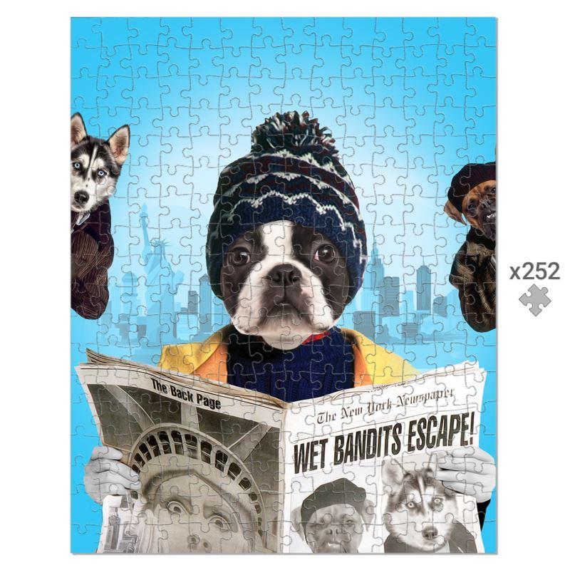 Pet Portraits | Kevinnn (Home Alone 2 Inspired): Custom Pet Puzzle | Paw & Glory