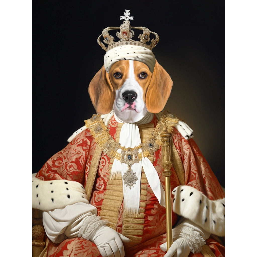 Pet Portraits | King Bishop: Custom Digital Download Pet Portrait | Paw & Glory