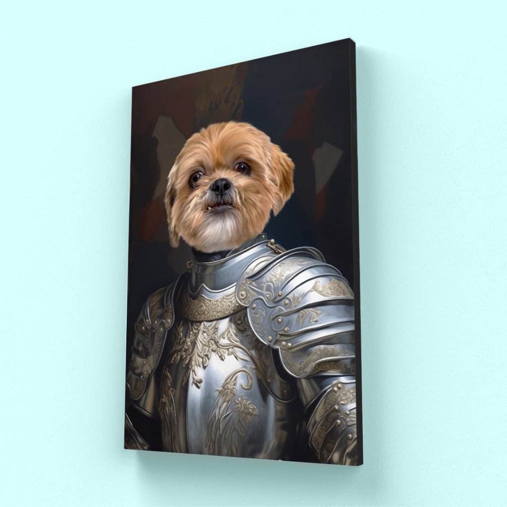 Pet Portraits | Kings Knight: Custom Pet Canvas | Paw & Glory