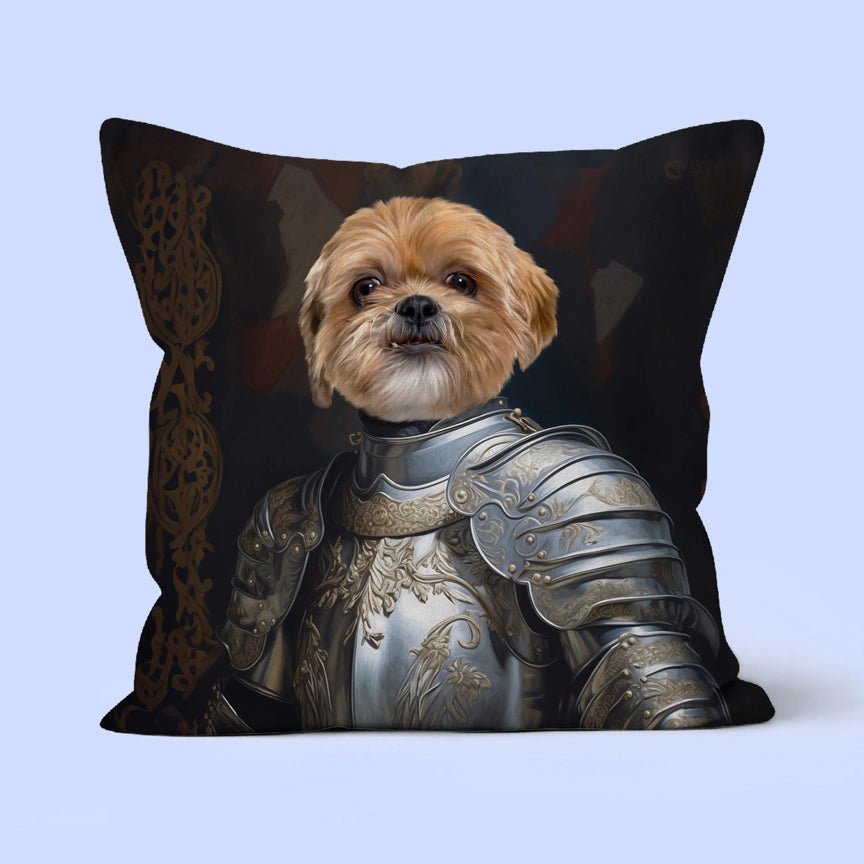 Pet Portraits | Kings Knight: Custom Pet Pillow | Paw & Glory