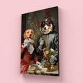 Knight Bachelor and Knight's Wife: Custom Pet Canvas