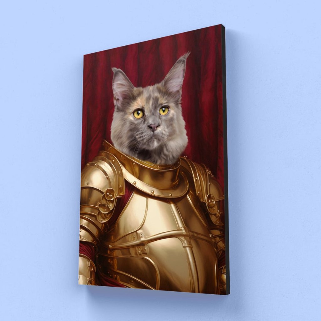 Pet Portraits | Knight Errant: Custom Pet Canvas | Paw & Glory