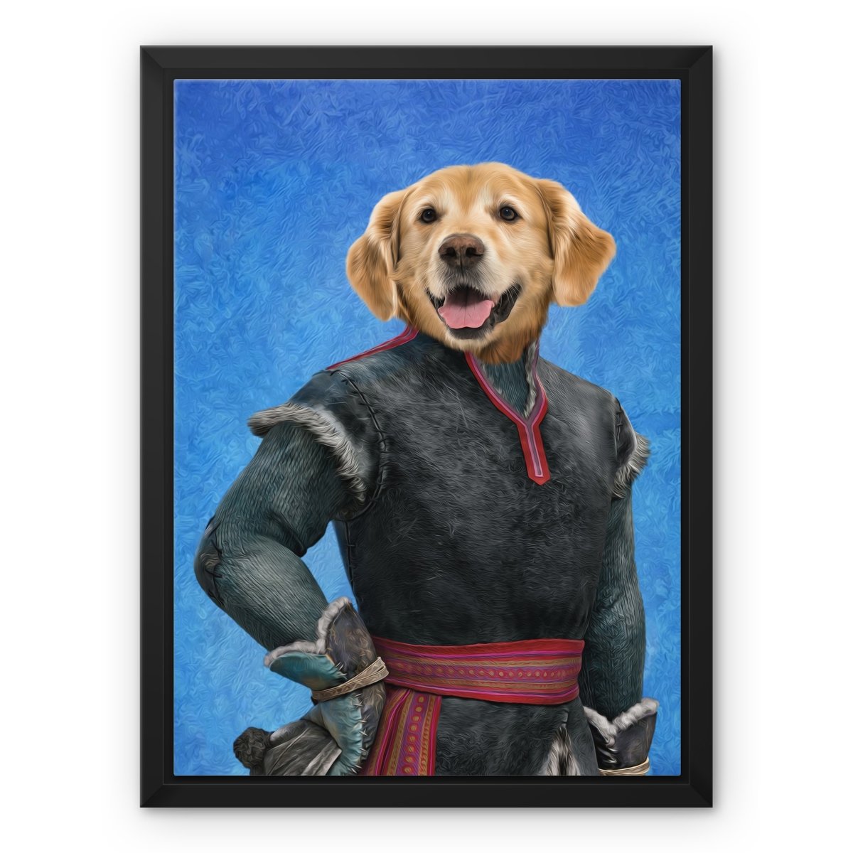 Pet Portraits | Kristoff (Frozen Inspired): Custom Pet Canvas | Paw & Glory