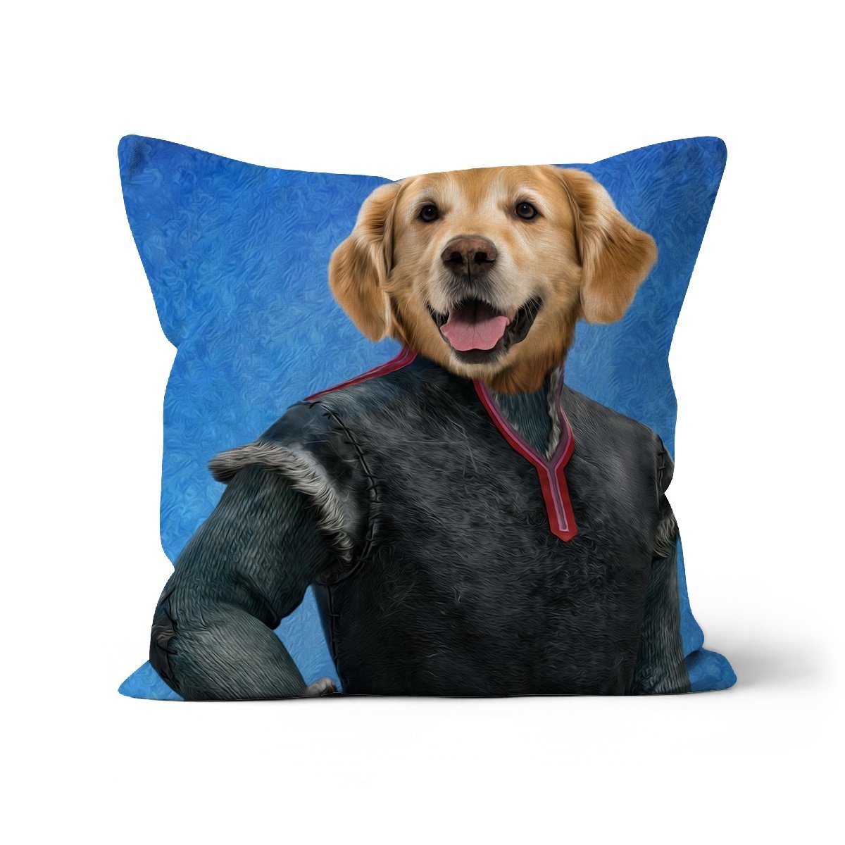 Pet Portraits | Kristoff (Frozen Inspired): Custom Pet Pillow | Paw & Glory